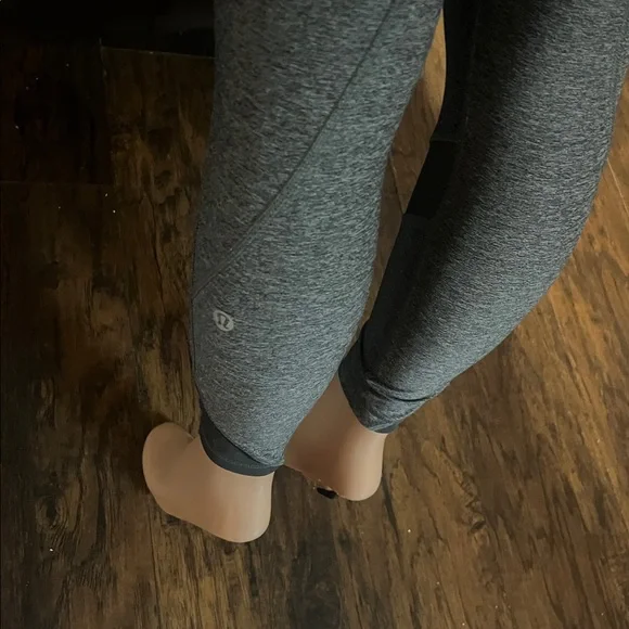 lululemon athletica Gray and Red Leggings - Picture 5 of 5